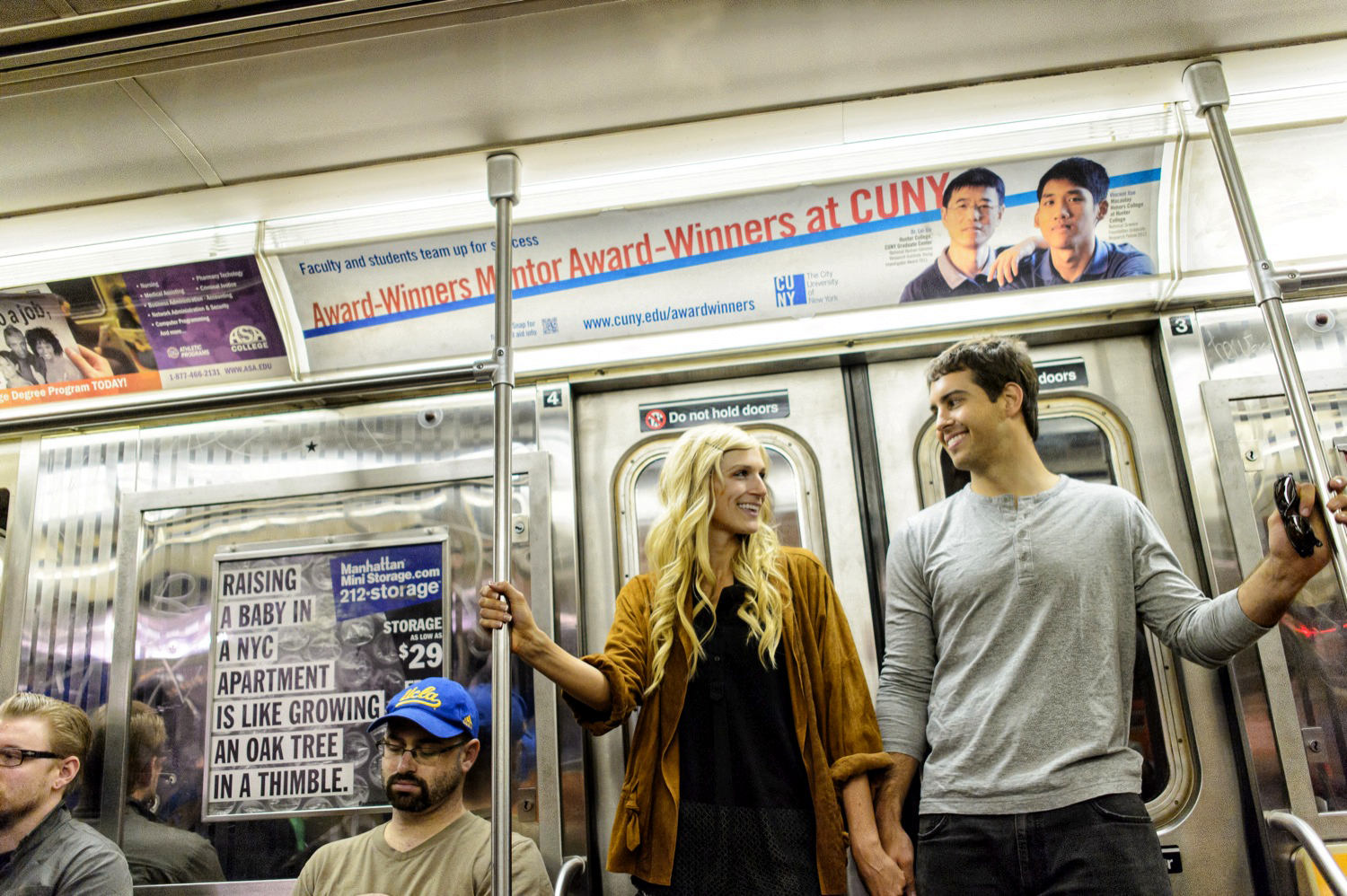 Subway-New York City-Engagement-Photography